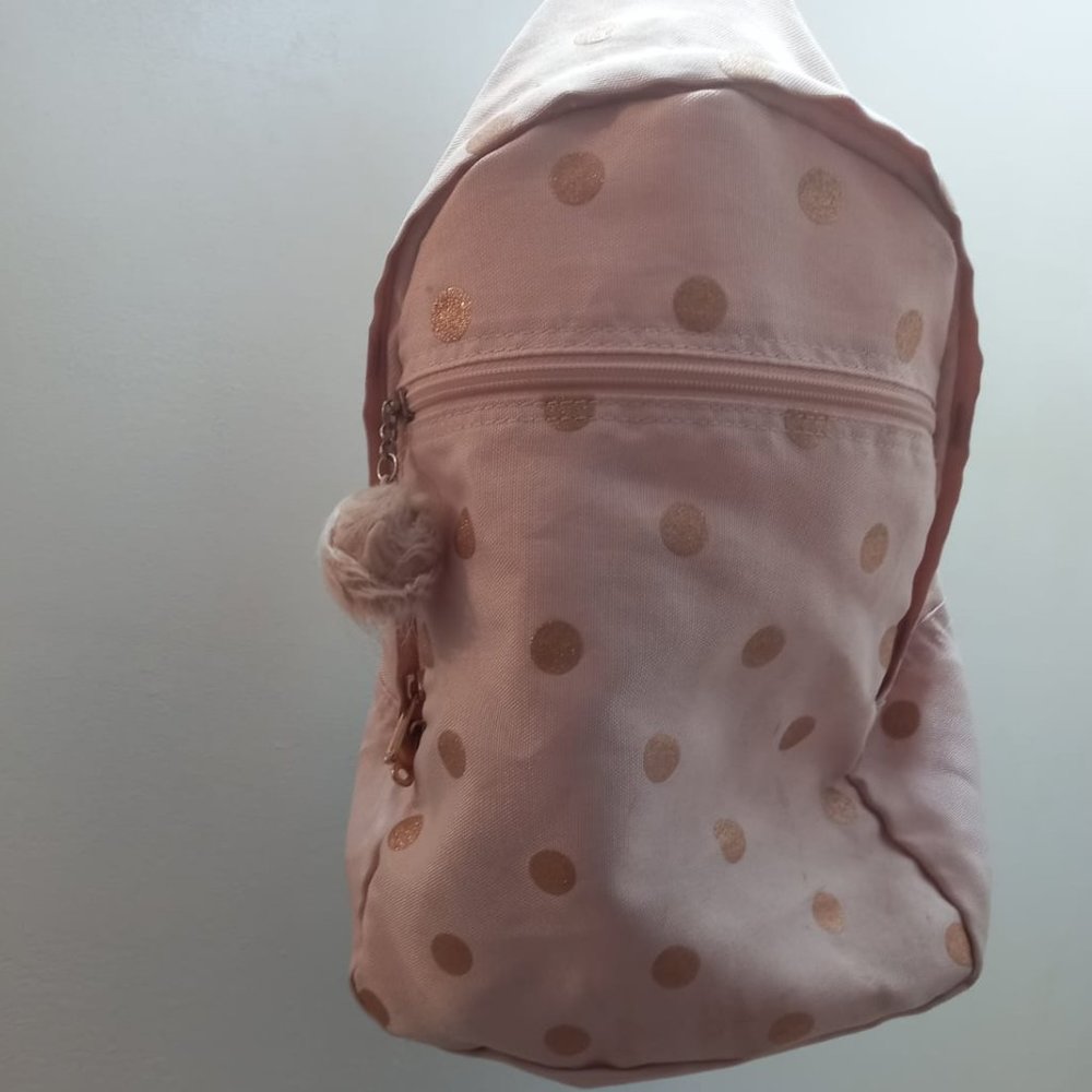 Pink Pocka Dot Mini Backpack